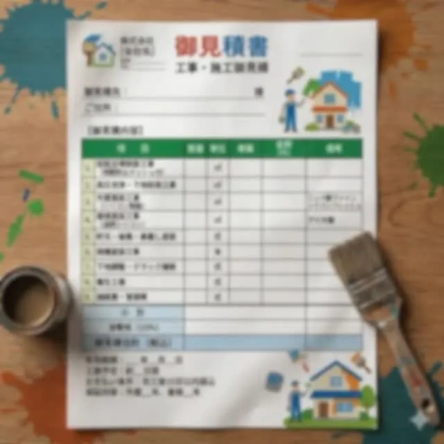 【外壁塗装の見積書で見るべきポイント🧾】